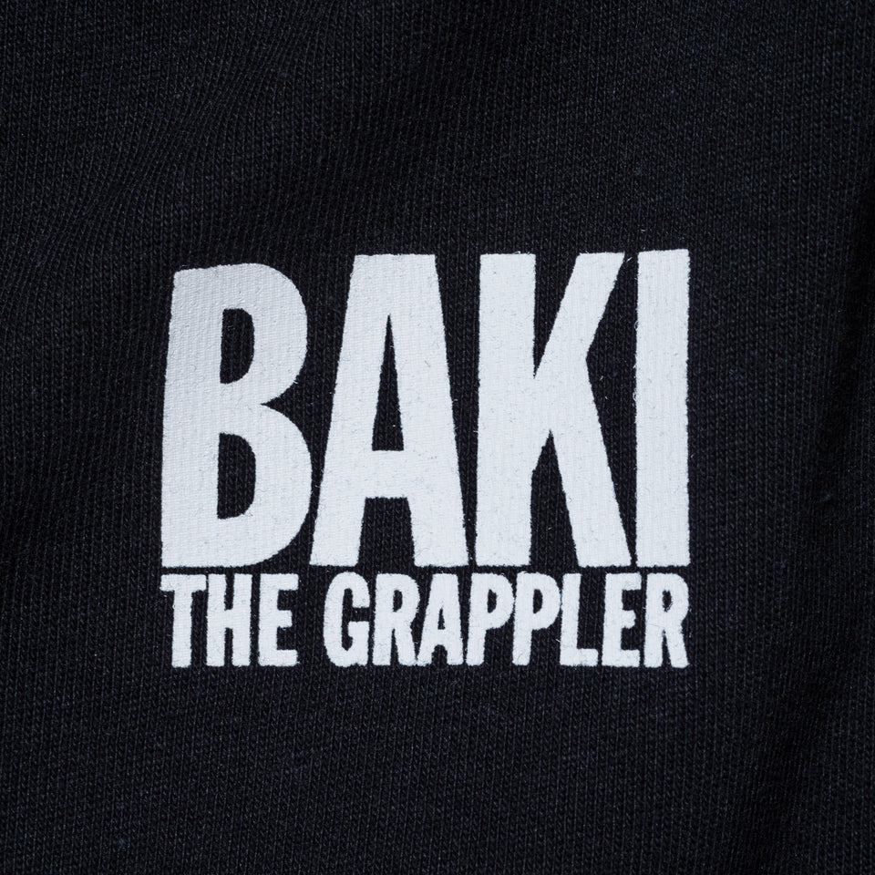 長袖 コットン Tシャツ グラップラー刃牙 鬼の貌 ブラック レギュラーフィット