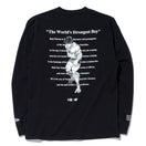 長袖 コットン Tシャツ グラップラー刃牙 ニューエラキャップ ブラック レギュラーフィット