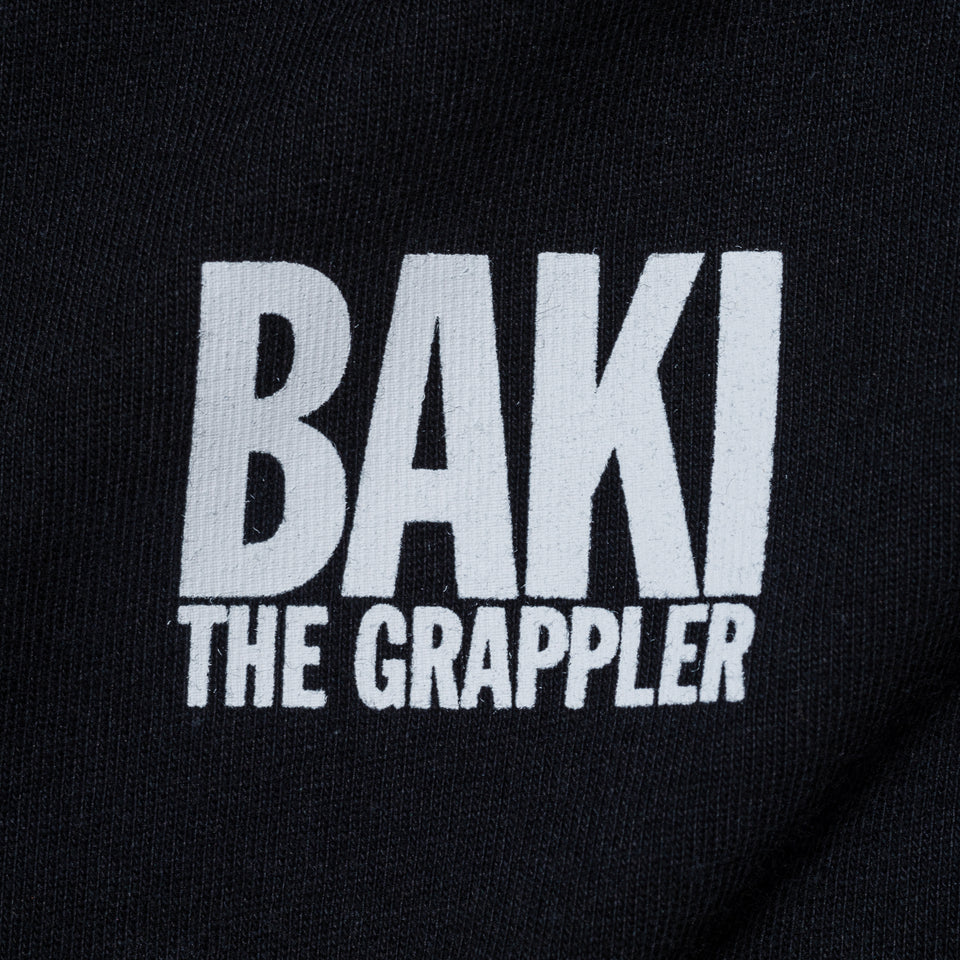 長袖 コットン Tシャツ グラップラー刃牙 ニューエラキャップ ブラック レギュラーフィット