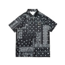 【ゴルフ】 半袖 テック ポロシャツ F.C.Real Bristol ペイズリー ブラック