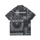 【ゴルフ】 半袖 テック ポロシャツ F.C.Real Bristol ペイズリー ブラック