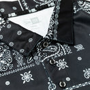 【ゴルフ】 半袖 テック ポロシャツ F.C.Real Bristol ペイズリー ブラック