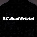 【ゴルフ】 半袖 テック ポロシャツ F.C.Real Bristol ペイズリー ブラック