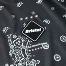 【ゴルフ】 ミドルネック 半袖 テック Tシャツ F.C.Real Bristol ペイズリー ブラック