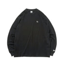 長袖 コットン Tシャツ  Y's FW22 ブラック レギュラーフィット