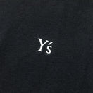 長袖 コットン Tシャツ  Y's FW22 ブラック レギュラーフィット