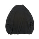 長袖 コットン Tシャツ  Y's FW22 ブラック レギュラーフィット