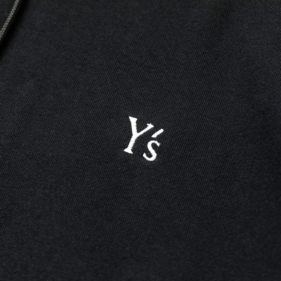 裏毛 スウェット プルオーバーフーディー Y's FW22 ブラック
