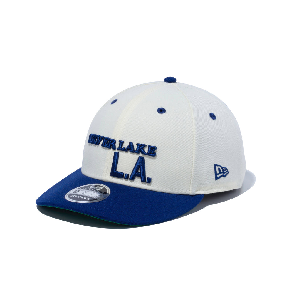 LP 9FIFTY AREA SERIES クロームホワイト ダークロイヤルバイザー