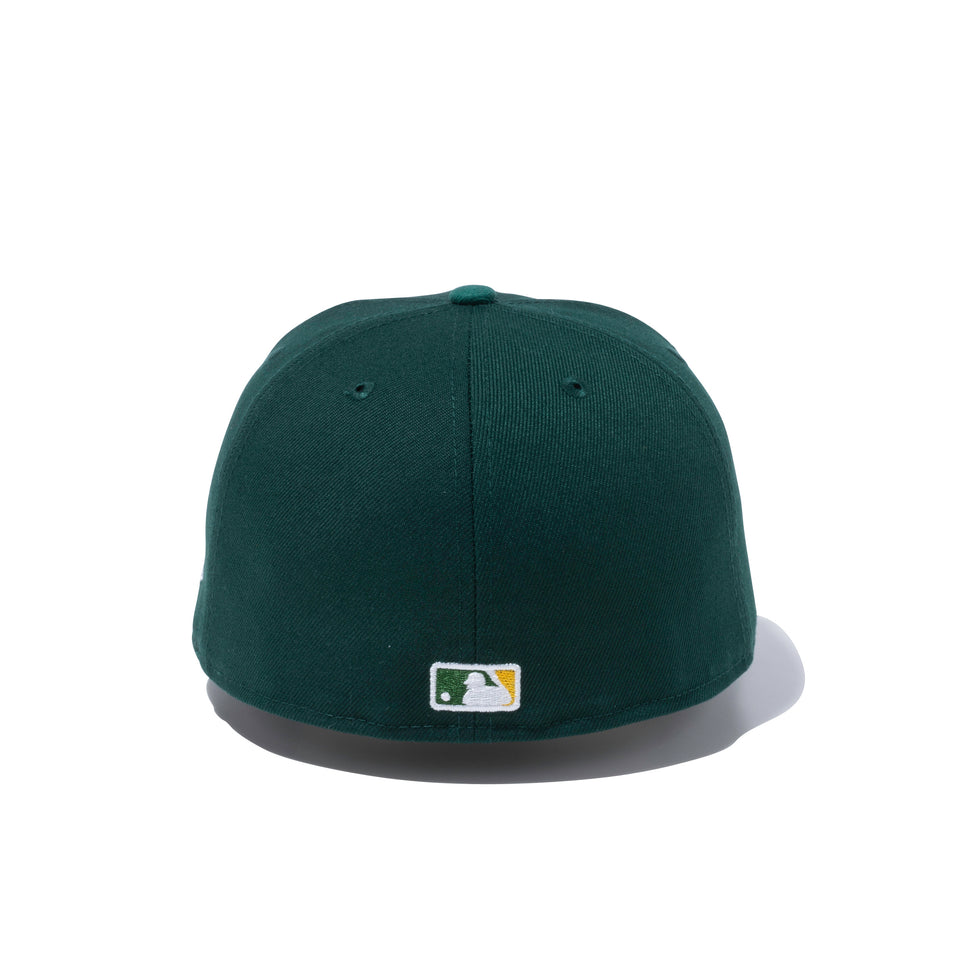 59FIFTY MLB CUSTOM オークランド・アスレチックス ダークグリーン / エメラルドグリーン グレーアンダーバイザー