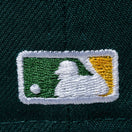 59FIFTY MLB CUSTOM オークランド・アスレチックス ダークグリーン / エメラルドグリーン グレーアンダーバイザー