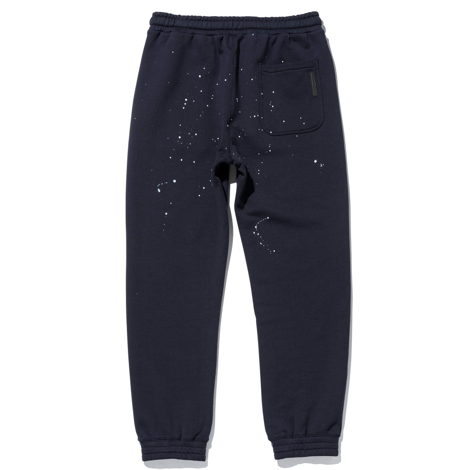 スウェットパンツ ハンドペイント BLACK LABEL FW22 ダークネイビー