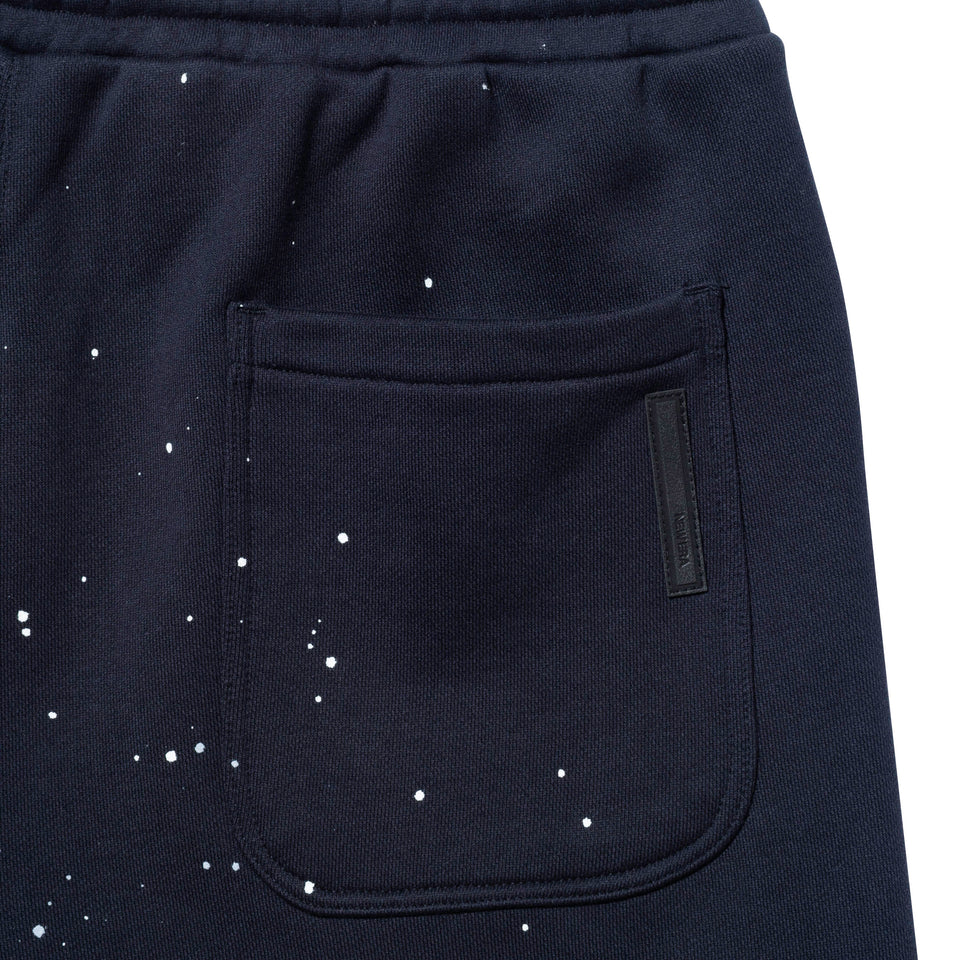 スウェットパンツ ハンドペイント BLACK LABEL FW22 ダークネイビー