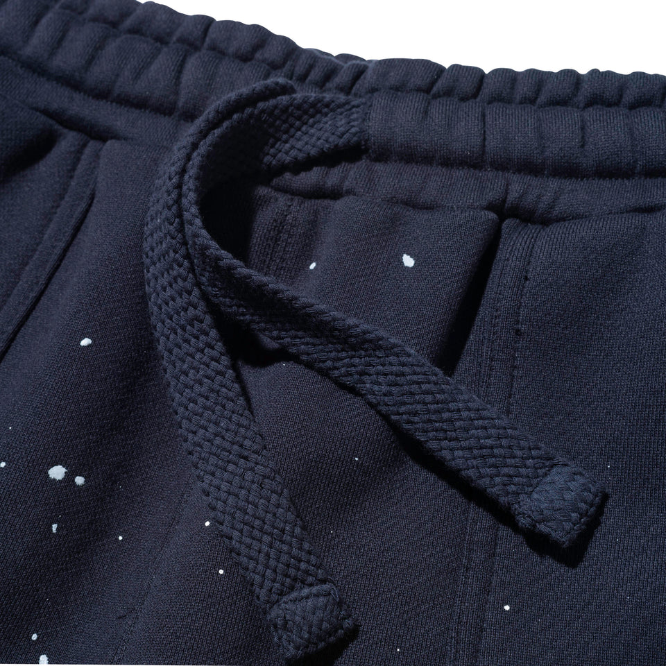スウェットパンツ ハンドペイント BLACK LABEL FW22 ダークネイビー