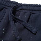 スウェットパンツ ハンドペイント BLACK LABEL FW22 ダークネイビー
