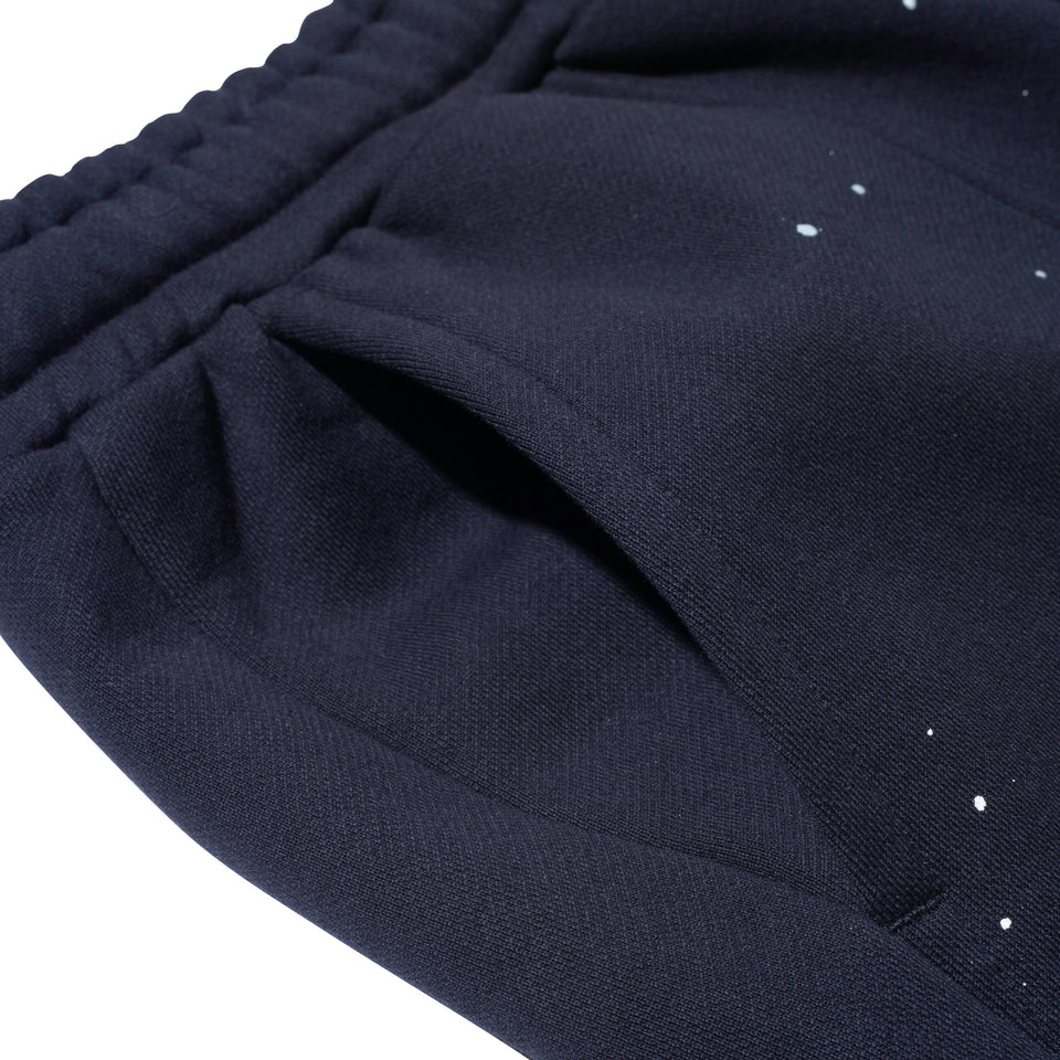 スウェットパンツ ハンドペイント BLACK LABEL FW22 ダークネイビー