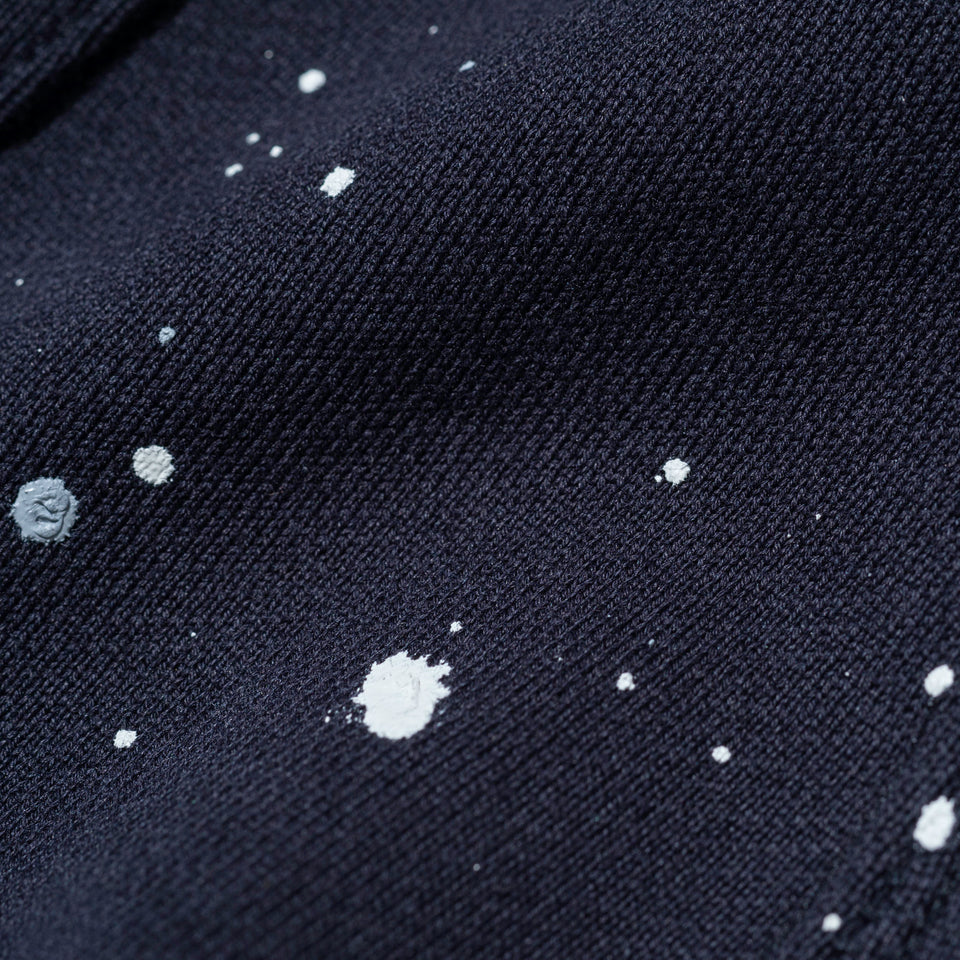 スウェットパンツ ハンドペイント BLACK LABEL FW22 ダークネイビー