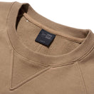 裏毛 クルーネック スウェット ハンドペイント BLACK LABEL FW22 カーキ
