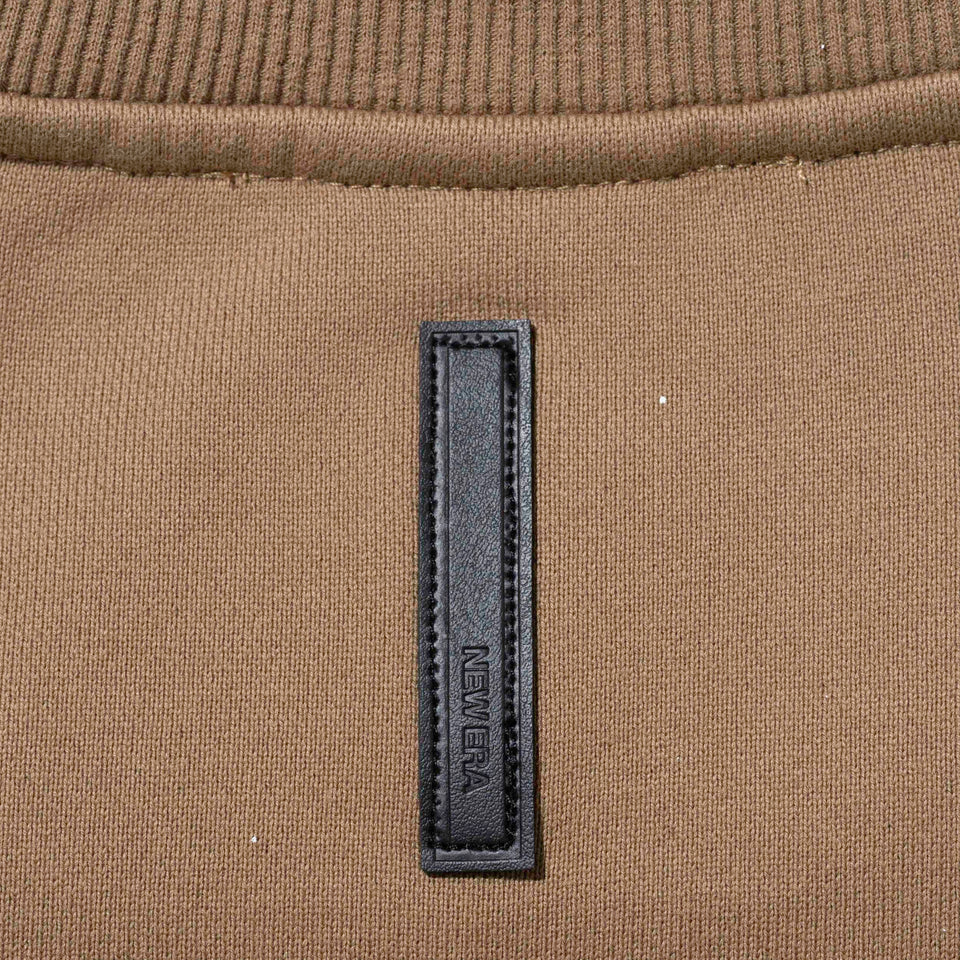 裏毛 クルーネック スウェット ハンドペイント BLACK LABEL FW22 カーキ