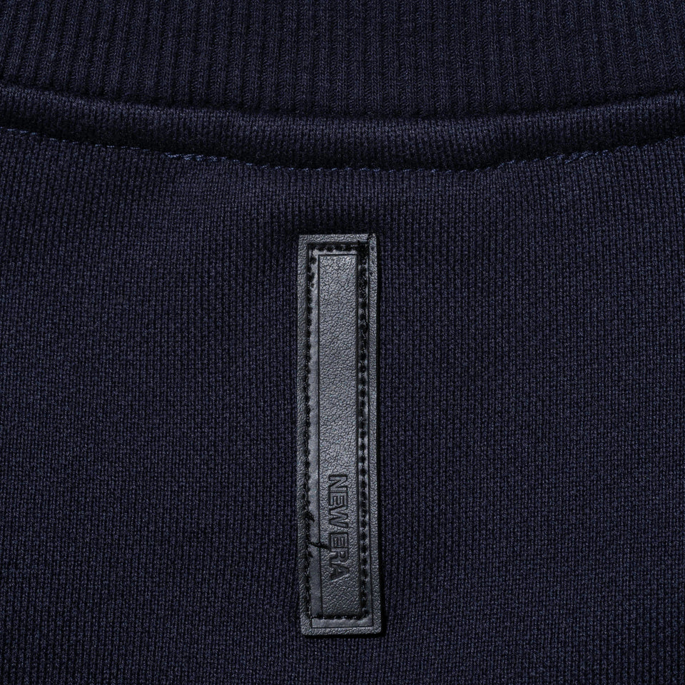 裏毛 クルーネック スウェット ハンドペイント BLACK LABEL FW22 ダークネイビー