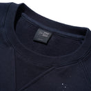 裏毛 クルーネック スウェット ハンドペイント BLACK LABEL FW22 ダークネイビー