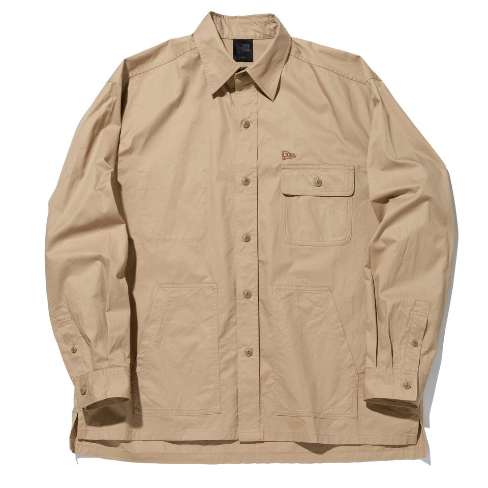 長袖 エンジニアシャツ BLACK LABEL FW22 カーキ