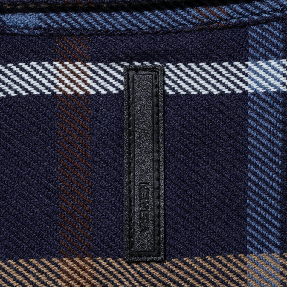 長袖 フランネルシャツ BLACK LABEL FW22 カーキ