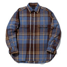 長袖 フランネルシャツ BLACK LABEL FW22 ネイビー