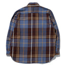 長袖 フランネルシャツ BLACK LABEL FW22 ネイビー