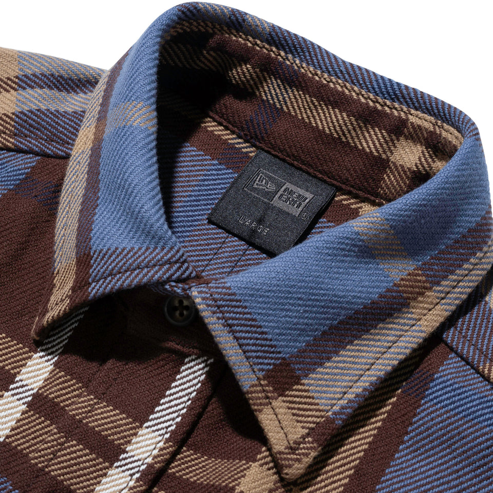 長袖 フランネルシャツ BLACK LABEL FW22 ネイビー