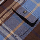 長袖 フランネルシャツ BLACK LABEL FW22 ネイビー