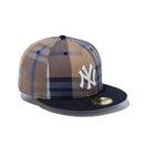 59FIFTY BLACK LABEL FW22 ニューヨーク・ヤンキース フランネル ネイビーバイザー