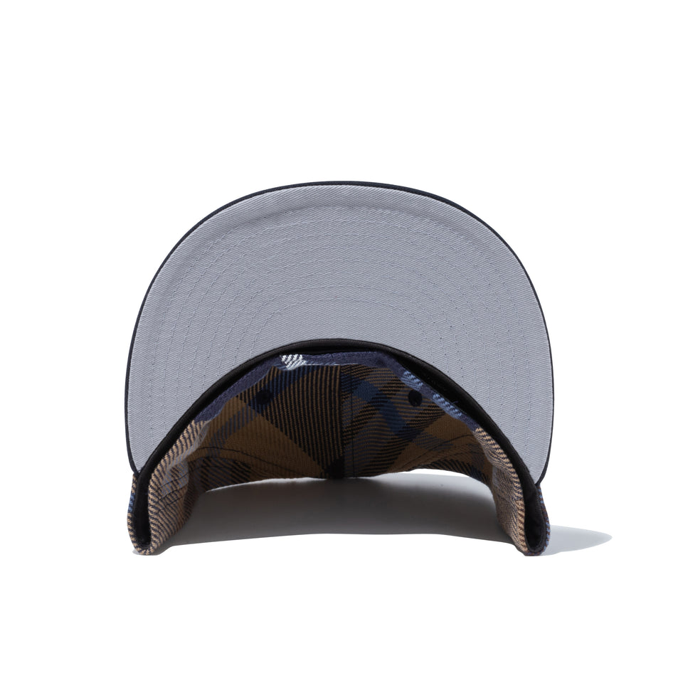 59FIFTY BLACK LABEL FW22 ニューヨーク・ヤンキース フランネル ネイビーバイザー