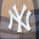 59FIFTY BLACK LABEL FW22 ニューヨーク・ヤンキース フランネル ネイビーバイザー