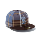 59FIFTY BLACK LABEL FW22 ボストン・レッドソックス フランネル ブラウンバイザー