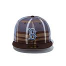 59FIFTY BLACK LABEL FW22 ボストン・レッドソックス フランネル ブラウンバイザー
