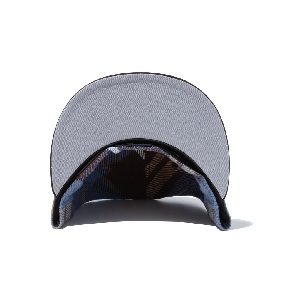 59FIFTY BLACK LABEL FW22 ボストン・レッドソックス フランネル ブラウンバイザー