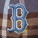 59FIFTY BLACK LABEL FW22 ボストン・レッドソックス フランネル ブラウンバイザー