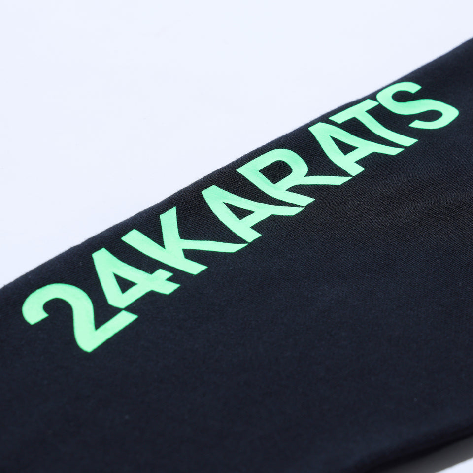 裏毛 スウェットパンツ 24karats ブラック