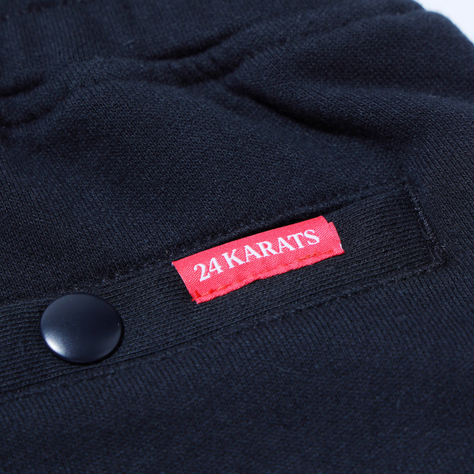 裏毛 スウェットパンツ 24karats ブラック