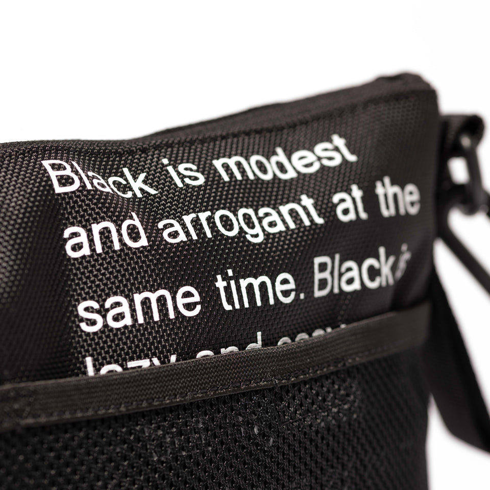 サコッシュ 2.5L Yohji Yamamoto SS23 Black ブラック