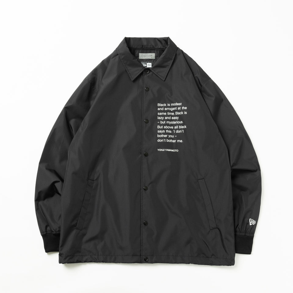 コーチジャケット Yohji Yamamoto SS23 ダリア ブラック