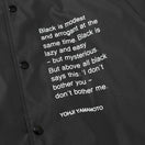 コーチジャケット Yohji Yamamoto SS23 ダリア ブラック