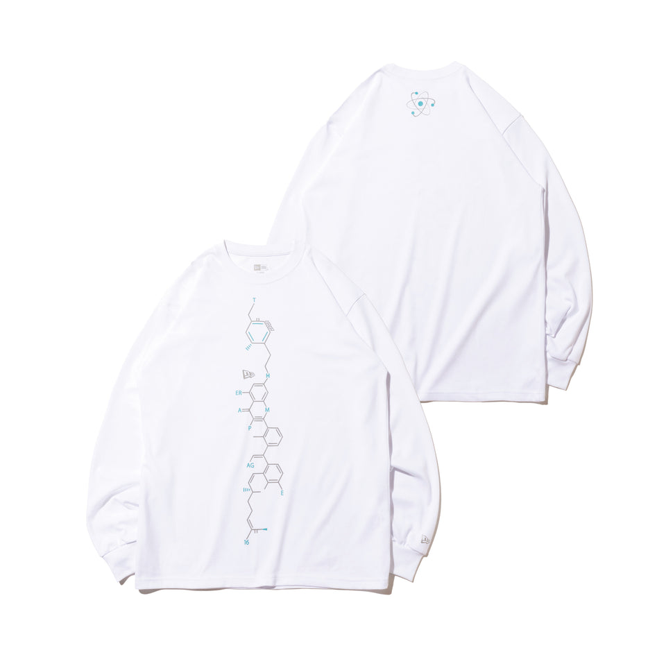 長袖 パフォーマンスTシャツ THE RAMPAGE from EXILE TRIBE DNA ロゴ ホワイト