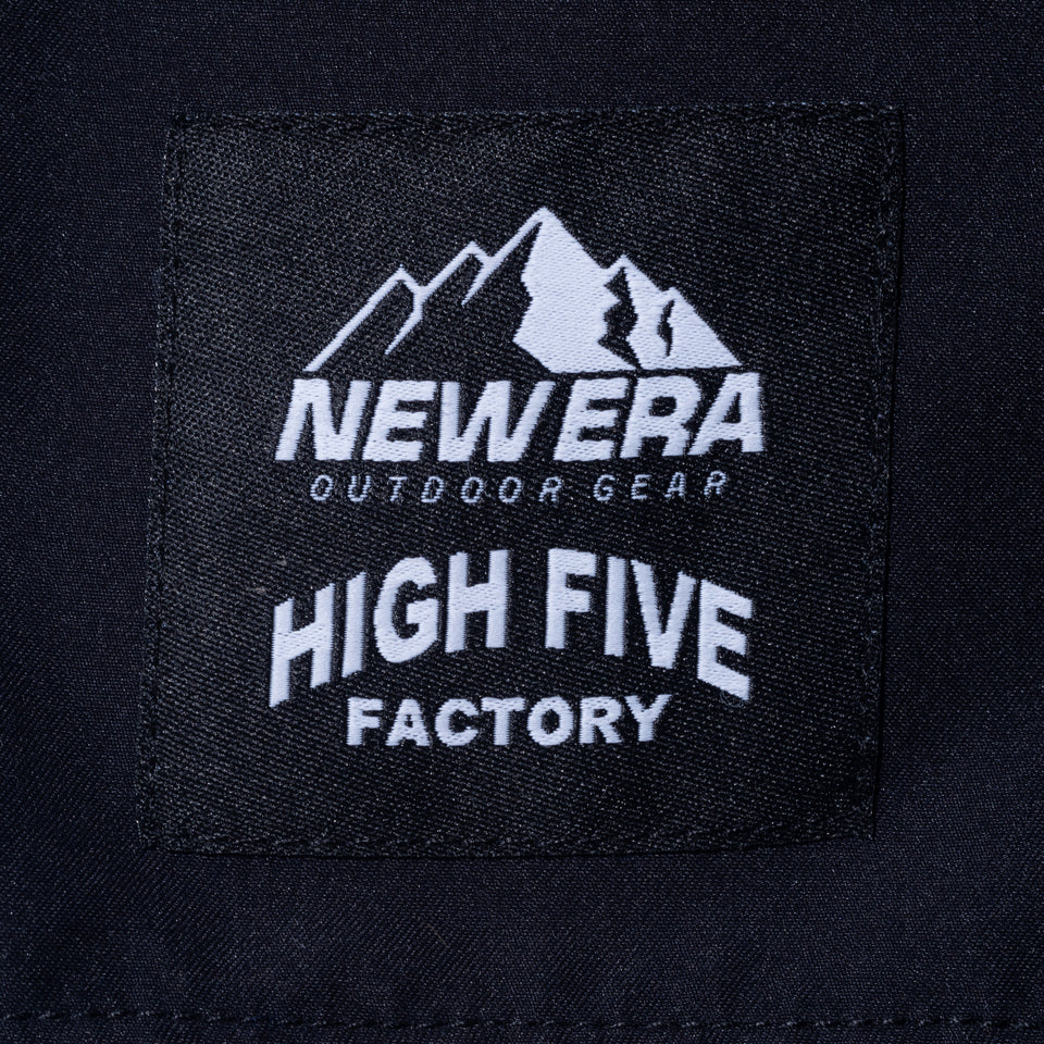 ユーティリティー ショーツ HIGH FIVE FACTORY ウーブンラベル ブラック