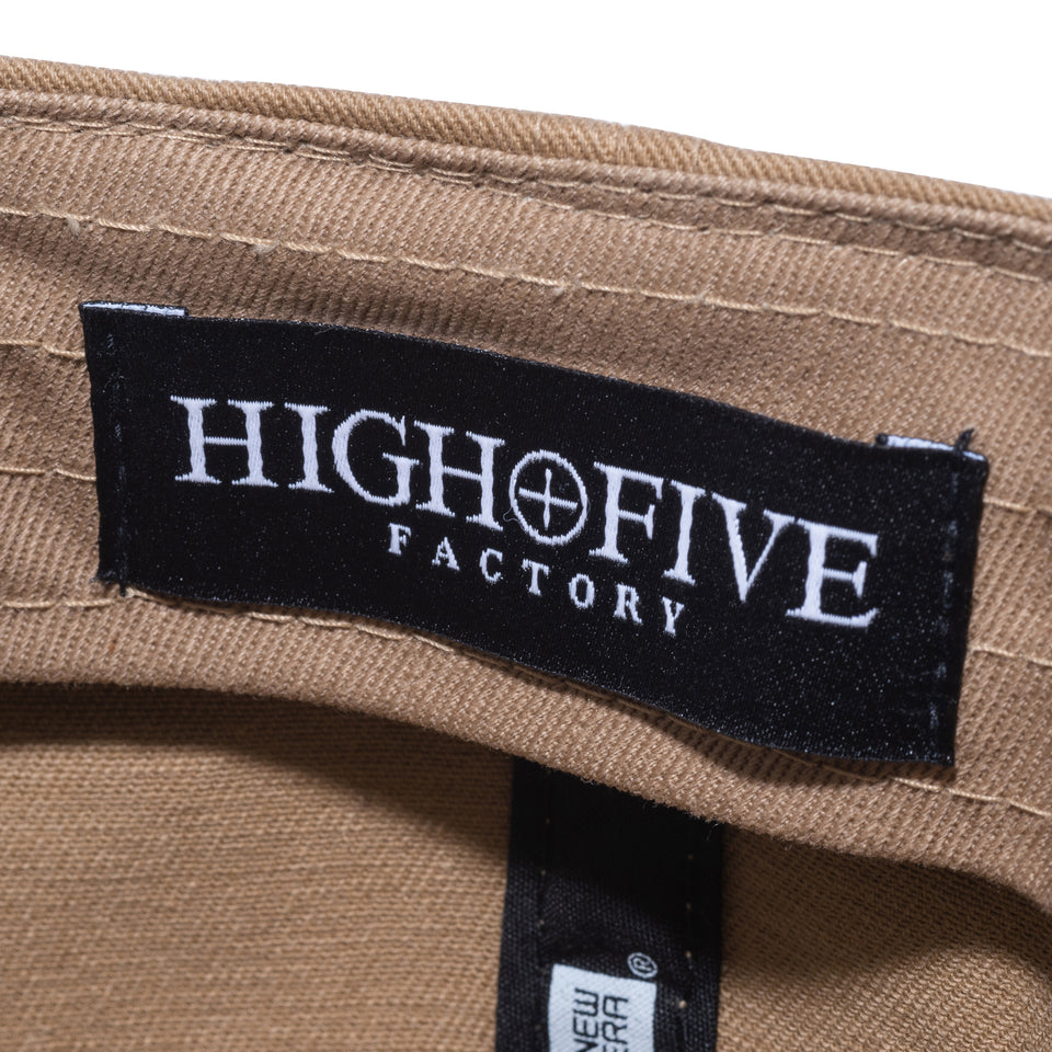 カジュアルクラシック HIGH FIVE FACTORY ラウンドロゴ カーキ