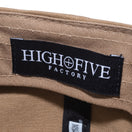 カジュアルクラシック HIGH FIVE FACTORY ラウンドロゴ カーキ