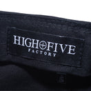 カジュアルクラシック HIGH FIVE FACTORY ウーブンラベル ブラック