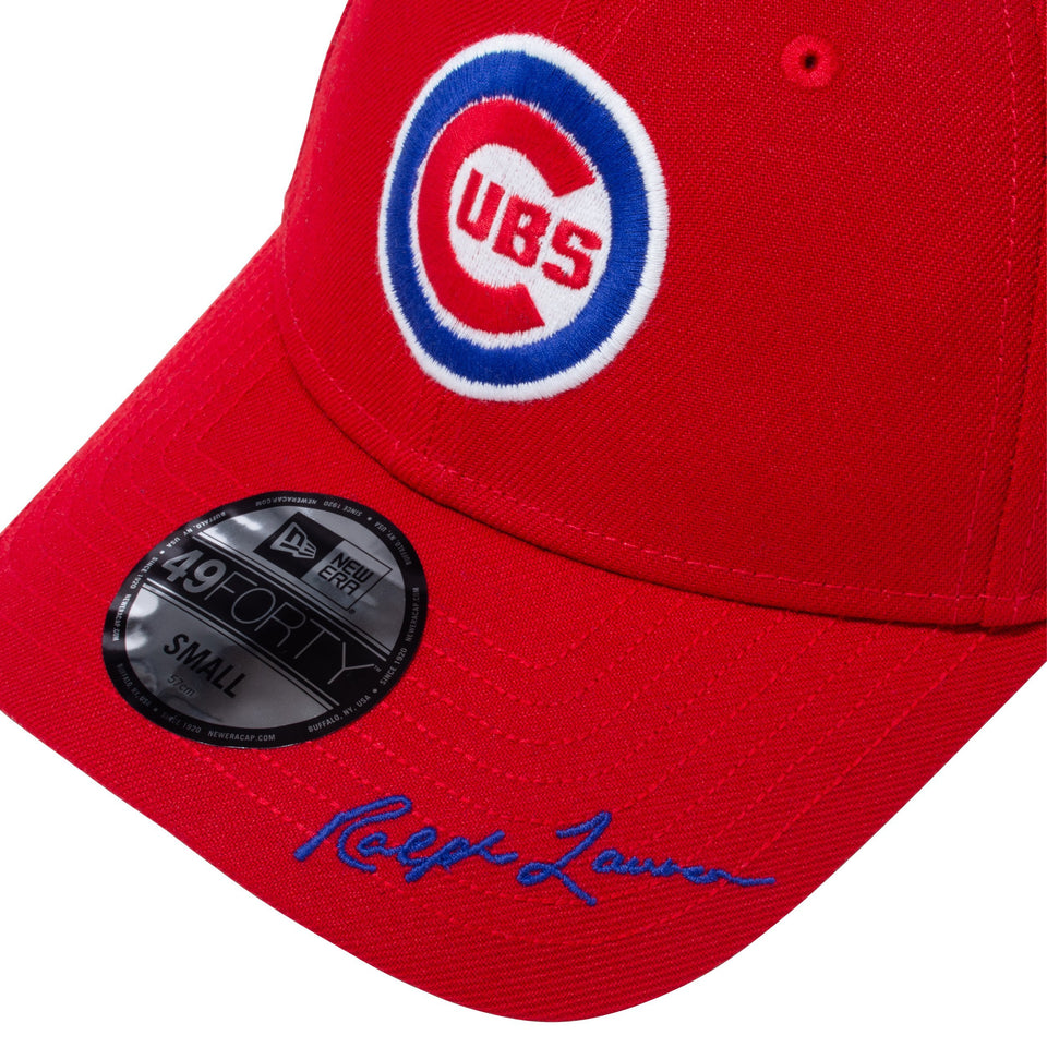 49FORTY POLO RALPH LAUREN ポロ ラルフローレン クーパーズタウン シカゴ・カブス スカーレット - 【STG】ニューエラ｜キャップ、バッグ、アパレルのNEW ERA公式通販サイト