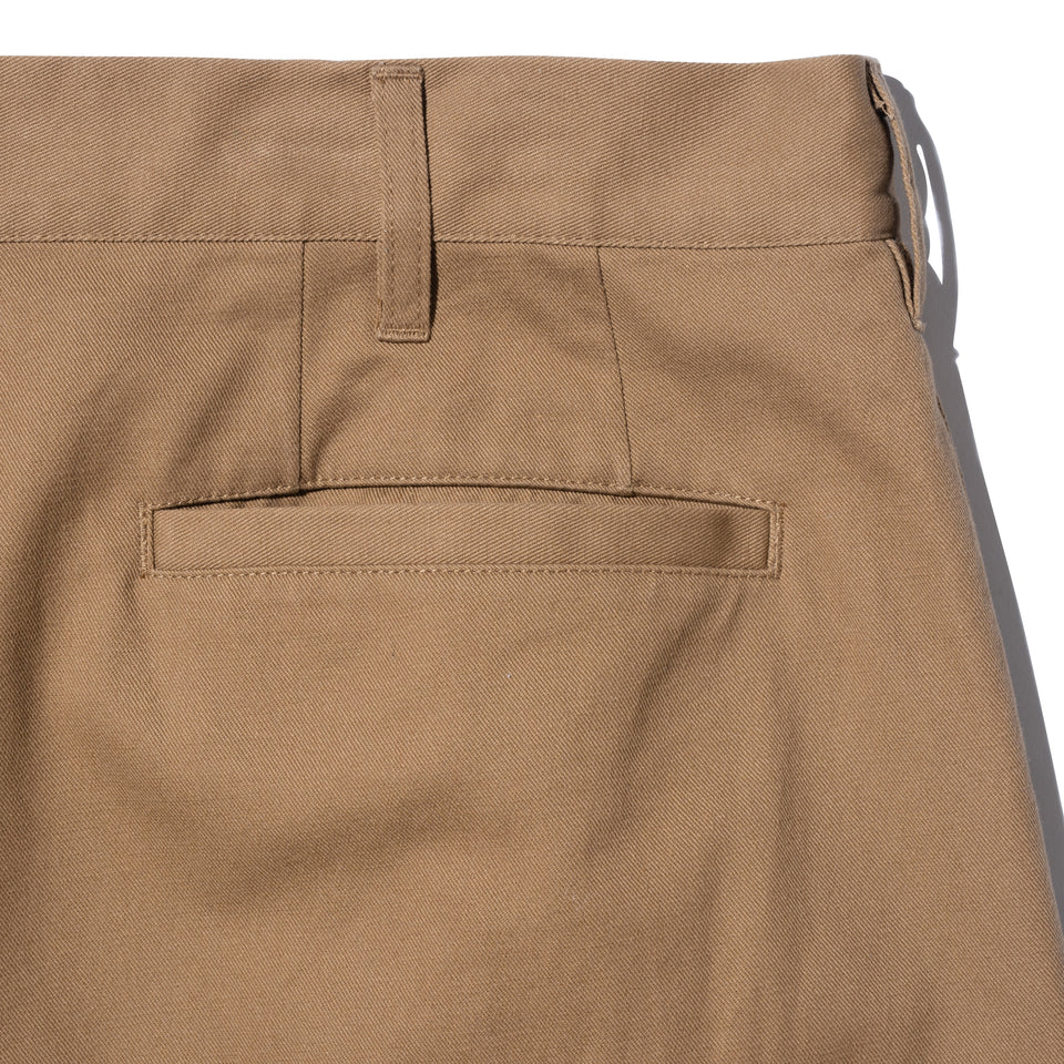 ストレッチ ワイドテーパードチノ BLACK LABEL SS23 ベージュ